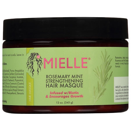 MIELLE ROSE MINT HAIR MASQ 12 OZ