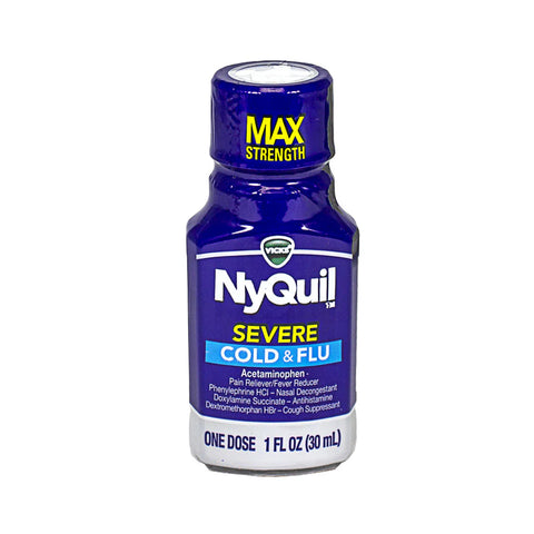 NYQUIL COLD & FLU ONE DOSE 1 OZ