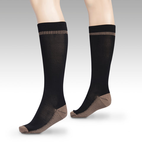 TRAV CPPR INFSED COMP SOCKS MD