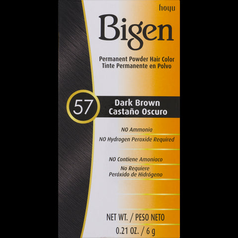 BIGEN HAIR COLOR 57 DARK BRWN