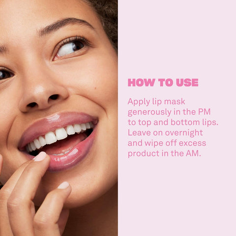 Babe Original Babe Glow Fragrance-Free Lip Sleeping Mask for Softer Lips, Hyaluronic Acid & Antioxidant Infused for Smoother, Moisturized Lips, Unscented, Cruelty-Free  -- 2 Pack