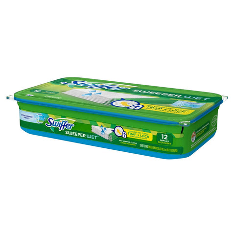 SWIFFER WET DISP CLOTH 12 CT