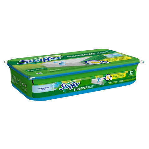 SWIFFER WET DISP CLOTH 12 CT