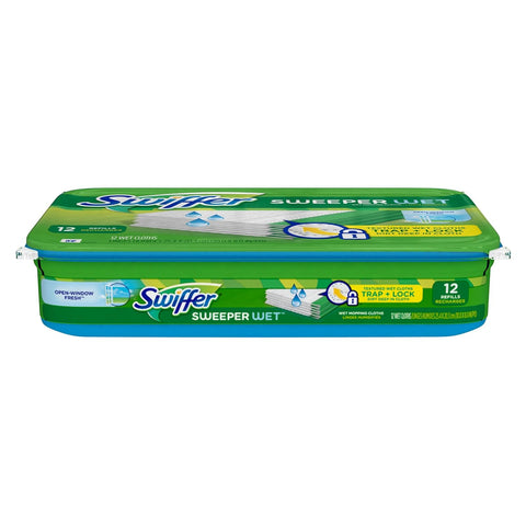 SWIFFER WET DISP CLOTH 12 CT