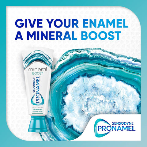 Sensodyne Pronamel Mineral Boost Enamel Toothpaste for Sensitive Teeth, Peppermint - 4 Oz - 3 Pack