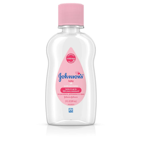 JJ BABY OIL 3 OZ