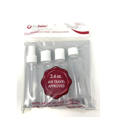 BIOSW TRVEL BOTTLE SET 4 PC