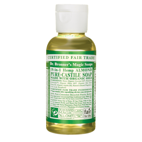 DR BRONNERS LIQ SOAP ALMND 2 OZ