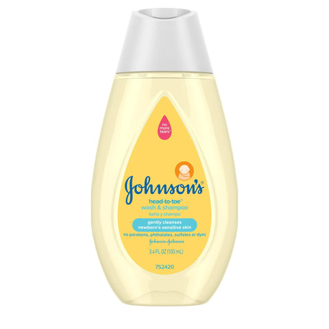 JJ HEAD TO TOE WASH & SH 3.4 OZ