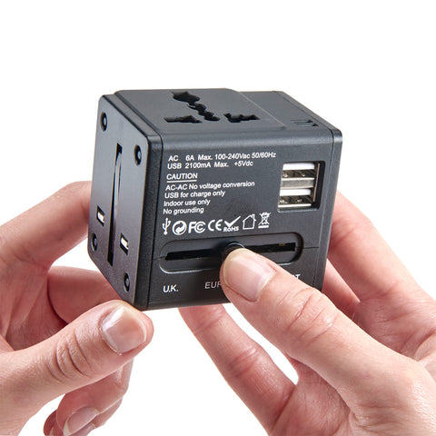 ST INTL ADAPTER CUBE W 2 USBS