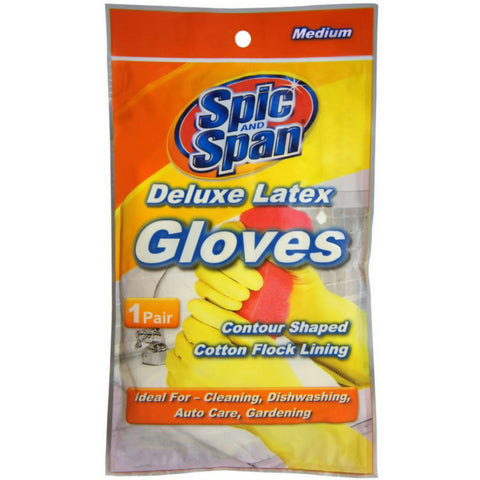 SPIC SPAN LATEX GLOVE MD