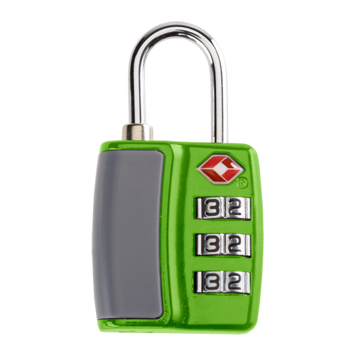 ST TSA COMBO LUGGAGE LOCK GRN