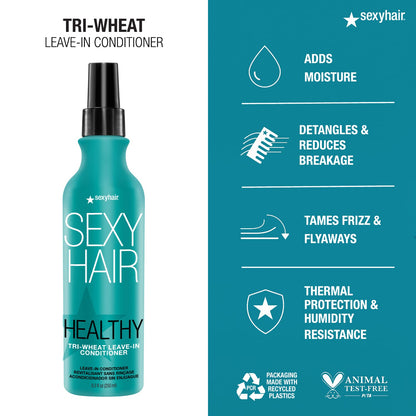 Healthy Sexy Hair Tri-Wheat Leave-In Conditioner 8.5 oz
