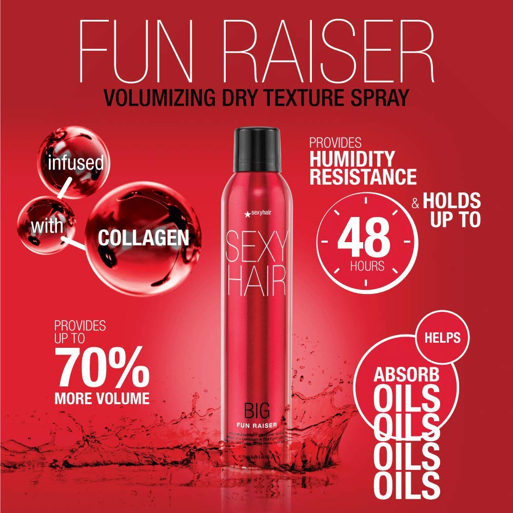 Big Sexy Hair Fun Raiser Volumizing Dry Texture Spray 8.5 oz