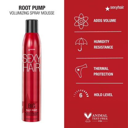 Big Sexy Hair Root Pump Volumizing Spray Mousse 10oz