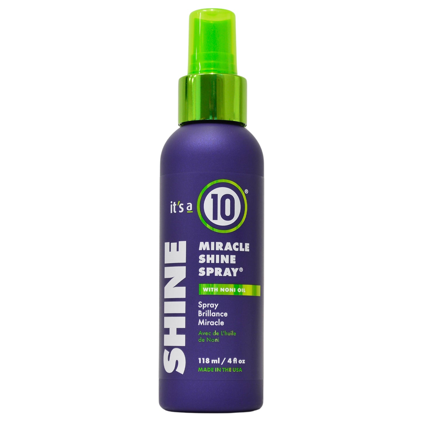 It's A 10 Miracle Shine Spray With Noni Oil 4 Oz