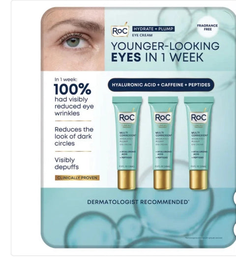 Hydrate and Plump Eye Cream 0.6 oz 3-pack