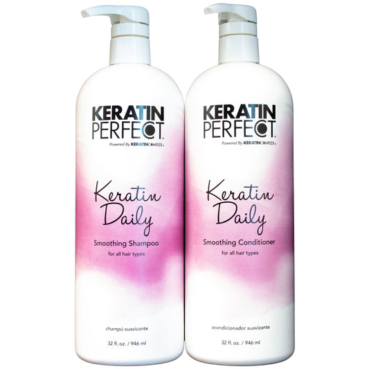 Keratin Perfect Keratin Daily Shampoo & Conditioner 32 oz Duo