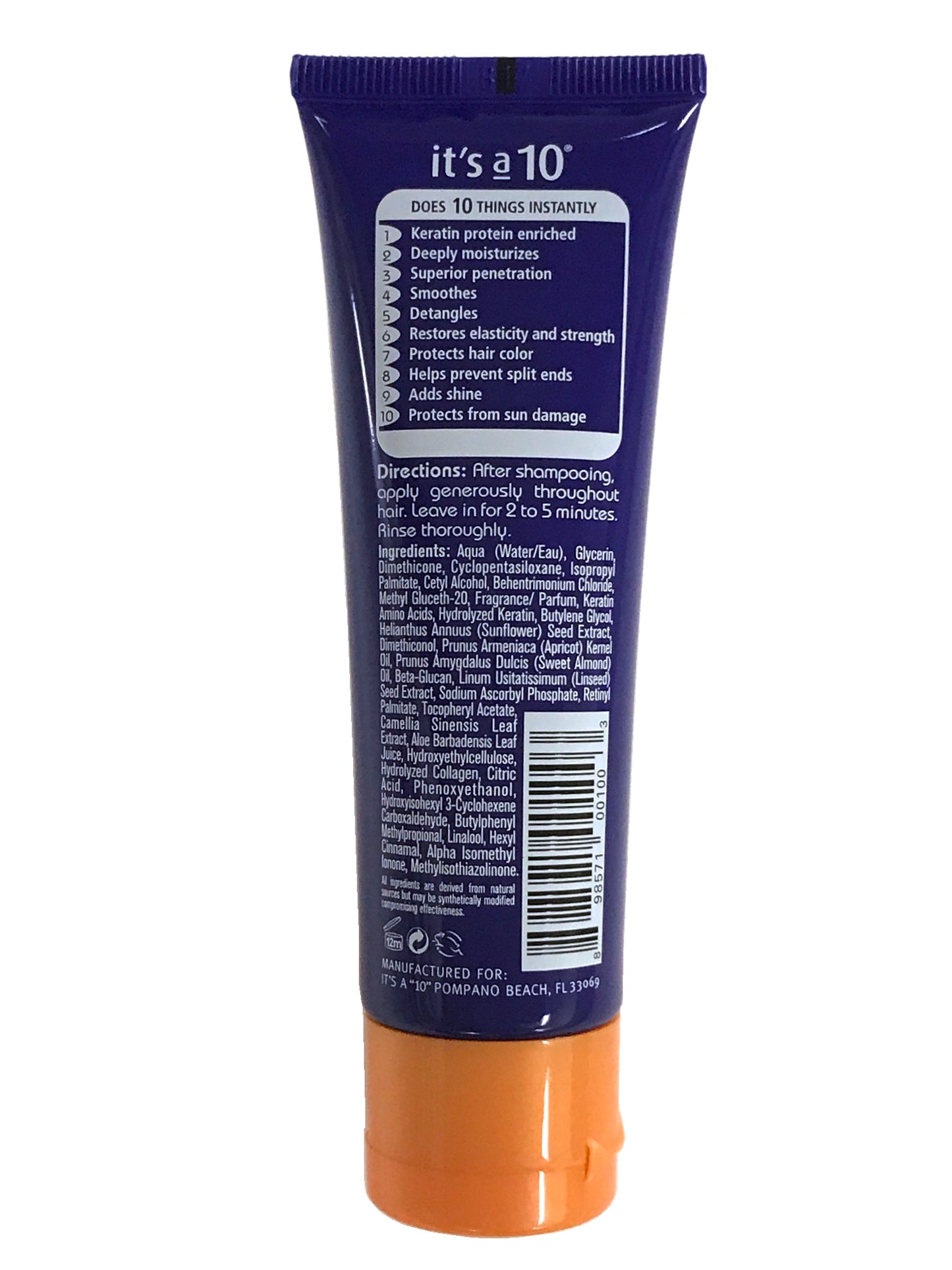 It's A 10 Miracle Deep Conditioner Plus KERATIN 2 oz